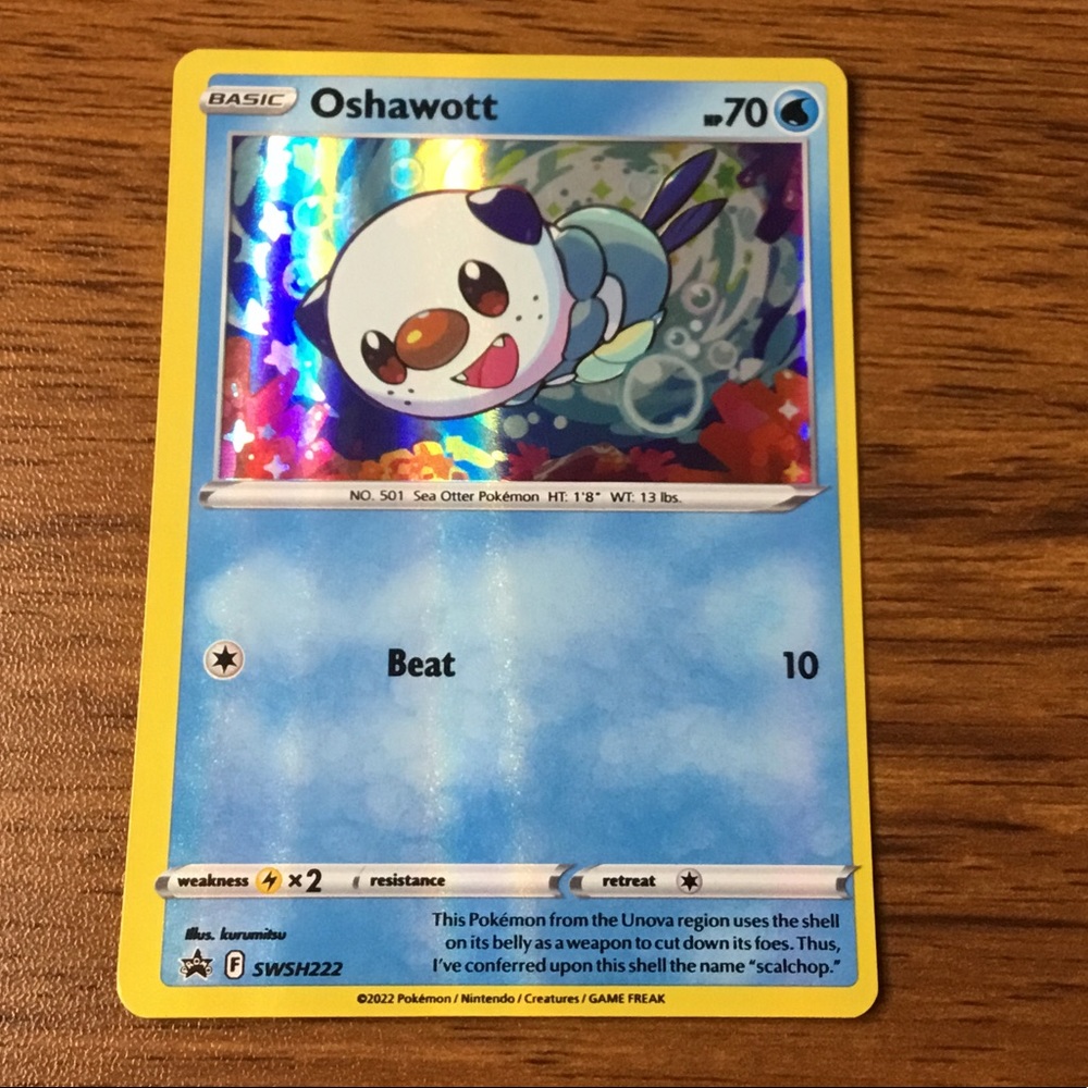 Pokemon Oshawott Promo Holo